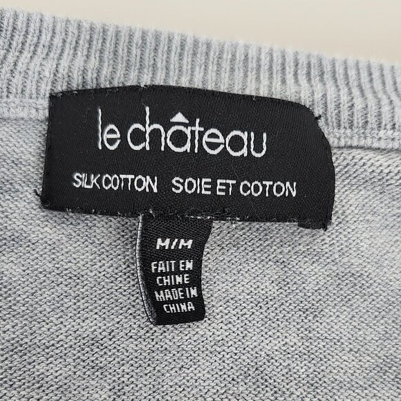 Le Chateau Argyle Sweater Vest Silk Cotton Blend Light Academia Tennis Prep Golf - Picture 7 of 9